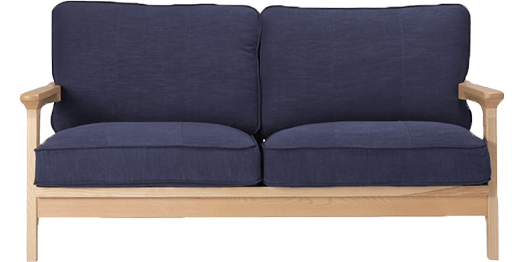 TISMO SOFA COTTON LINEN NAVY